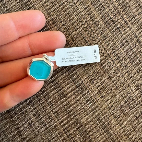 Kendra Scott Sterling Silver Davis Pendant - Picture 2 of 2